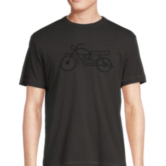 French Connection Other - French Connection | Mens XL Motorcycle Graphic T-Shirt in Charcoal Gray